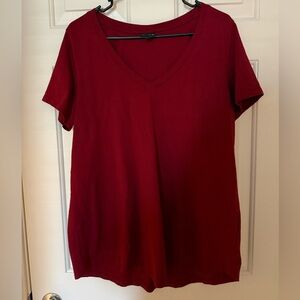 Torrid burgundy tshirt women’s plus size 1